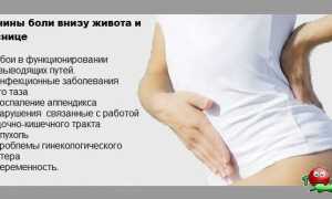 Почему болит кишечник внизу живота, причины и лечение