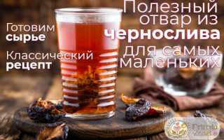 Отвар из чернослива для грудничка устранит запоры и ОРЗ в два глотка!
