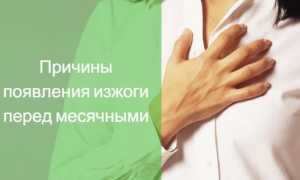 Причины, почему появляется изжога перед месячными