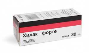Препарат Хилак Форте: инструкция по применению